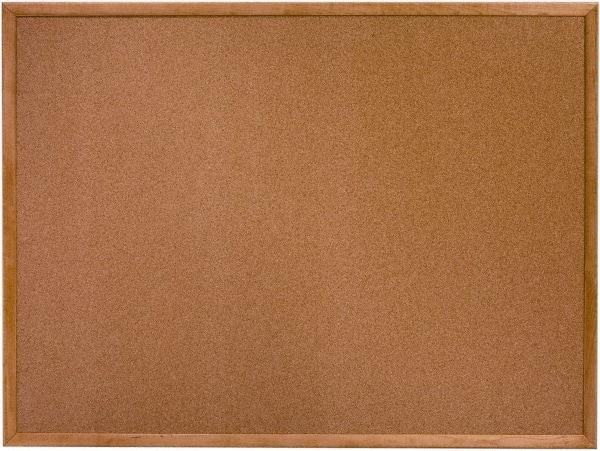 Ability One - 26" Wide x 2" High Self-Heal Cork Bulletin Board - Natural (Color) - Best Tool & Supply