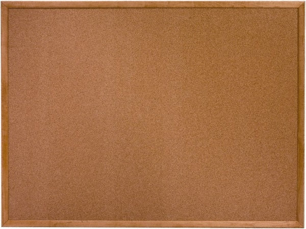 Ability One - Cork Bulletin Boards; Style: Self-Heals ; Color: Natural ; Material: Cork ; Width (Inch): 20 ; Height (Inch): 2 - Exact Industrial Supply