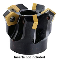 Kennametal - 125mm Cut Diam, 40mm Arbor Hole, 5.5mm Max Depth of Cut, 54° Indexable Chamfer & Angle Face Mill - 8 Inserts, PD.X 1204... Insert, 8 Flutes, Series KMS - Best Tool & Supply