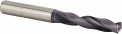 Kennametal - 0.348" 140° Spiral Flute Solid Carbide Screw Machine Drill Bit - Best Tool & Supply