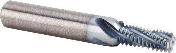 Kennametal - 5/8-11 UNC, 0.5157" Cutting Diam, 4 Flute, Solid Carbide Helical Flute Thread Mill - Internal Thread, 33.54mm LOC, 102mm OAL, 18mm Shank Diam - Best Tool & Supply