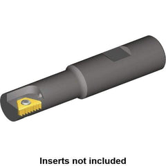 Kennametal - 9mm Cut Diam, 12mm Max Hole Depth, 12mm Shank Diam, Internal/External Indexable Thread Mill - Insert Style STN 10, 10.4mm Insert Size, 1 Insert, Toolholder Style TMS, 69mm OAL - Best Tool & Supply