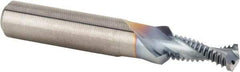 Kennametal - M16x2.00 Metric Coarse, 0.5354" Cutting Diam, 2 Flute, Solid Carbide Helical Flute Thread Mill - Internal Thread, 32.13mm LOC, 102mm OAL, 18mm Shank Diam - Best Tool & Supply