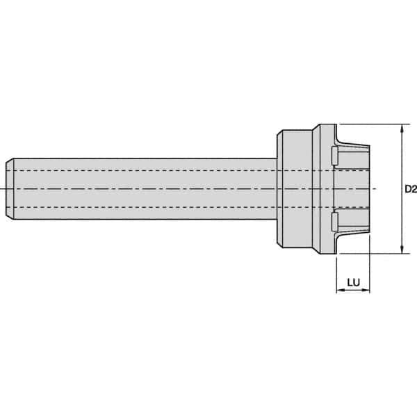 Kennametal - Spindle Taper Wiper - HSK100 Taper - Best Tool & Supply