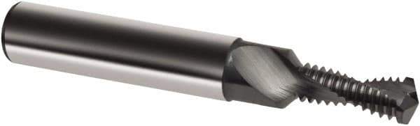 Guhring - M12x1.50 Metric Fine, 0.4134" Cutting Diam, 2 Flute, Solid Carbide Helical Flute Thread Mill - Internal Thread, 27.4mm LOC, 90mm OAL, 14mm Shank Diam - Best Tool & Supply