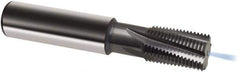 Guhring - M14x1.25 Metric/Metric Fine, 0.3917" Cutting Diam, 4 Flute, Solid Carbide Helical Flute Thread Mill - Internal Thread, 25mm LOC, 70mm OAL, 10mm Shank Diam - Best Tool & Supply