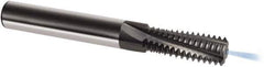 Guhring - 3/8-16 UNC, 0.2992" Cutting Diam, 3 Flute, Solid Carbide Helical Flute Thread Mill - Internal Thread, 21.4mm LOC, 64mm OAL, 8mm Shank Diam - Best Tool & Supply