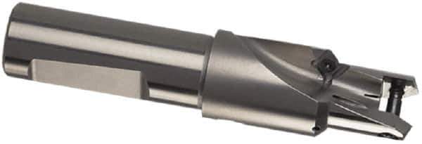 Guhring - 24 to 24.99mm Diam, 1xD, 25.4mm Max Depth, 1" Shank Diam, 25.4mm Flute, 122mm OAL, Replaceable Tip Drill - HT 800 WP Insert, 220 Seat Size, Pilot HT 800 WP Toolholder, Series 4105 - Best Tool & Supply