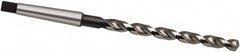 Taper Shank Drill Bit: 0.748″ Dia, 2MT, 130 °, High Speed Steel Oxide Finish, 6.7323″ Flute Length, 10.5906″ OAL, Cone Relief Point, Parabolic Flute