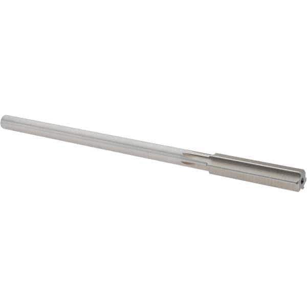 Alvord Polk - 0.392" High Speed Steel 6 Flute Chucking Reamer - Straight Flute, 0.3105" Straight Shank, 1-3/4" Flute Length, 7" OAL - Best Tool & Supply