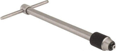 Starrett - 1/16 to 3/16" Tap Capacity, T Handle Tap Wrench - 6" Overall Length - Best Tool & Supply