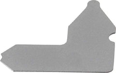 Starrett - 5/64 Inch Radius Gage - Satin Chrome Finish, Stainless Steel - Best Tool & Supply