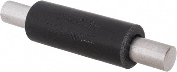 Starrett - 50mm Long, Spherical End Micrometer Calibration Standard - Use with Micrometers, Includes Heat Insulating Handle - Best Tool & Supply