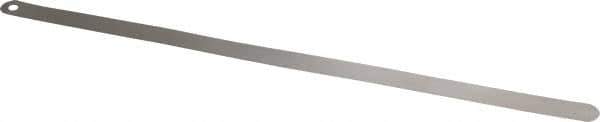 Starrett - 0.04mm Thick x 1/2 Inch Wide x 300mm Leaf Length, Parallel Feeler Gage - Tempered Steel - Best Tool & Supply