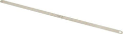 Starrett - 0.15mm Thick x 1/2 Inch Wide x 300mm Leaf Length, Parallel Feeler Gage - Tempered Steel - Best Tool & Supply