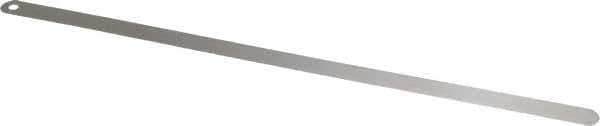 Starrett - 0.2mm Thick x 1/2 Inch Wide x 300mm Leaf Length, Parallel Feeler Gage - Tempered Steel - Best Tool & Supply