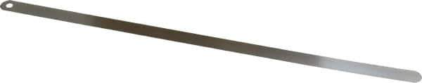 Starrett - 0.3mm Thick x 1/2 Inch Wide x 300mm Leaf Length, Parallel Feeler Gage - Tempered Steel - Best Tool & Supply