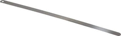 Starrett - 0.35mm Thick x 1/2 Inch Wide x 300mm Leaf Length, Parallel Feeler Gage - Tempered Steel - Best Tool & Supply