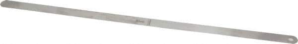 Starrett - 0.45mm Thick x 1/2 Inch Wide x 300mm Leaf Length, Parallel Feeler Gage - Tempered Steel - Best Tool & Supply