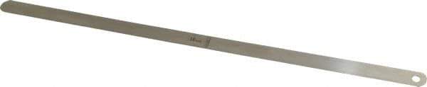 Starrett - 0.5mm Thick x 1/2 Inch Wide x 300mm Leaf Length, Parallel Feeler Gage - Tempered Steel - Best Tool & Supply