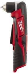 Milwaukee Tool - 12 Volt 3/8" Chuck Right Angle Handle Cordless Drill - 0-800 RPM, Keyless Chuck, Reversible, Lithium-Ion Batteries Not Included - Best Tool & Supply