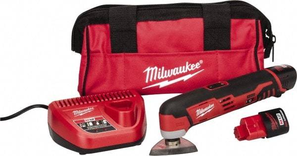 Milwaukee Tool - 12 Volt, Cordless Multi Tool Kit - 5,000 to 20,000 RPM, Battery Included - Best Tool & Supply