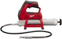 Milwaukee Tool - 8,000 Max psi, Flexible Battery-Operated Grease Gun - 14 oz (Cartridge) & 16 oz (Bulk) Capacity, 1/8 Thread Outlet, 3-Way, Bulk, Cartridge & Suction Fill, Includes Grease Coupler - Best Tool & Supply