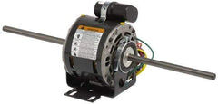 US Motors - 1/3 hp, OPAO Enclosure, Auto Thermal Protection, 1,075 RPM, 230 Volt, 60 Hz, Single Phase Permanent Split Capacitor (PSC) Motor - Size 48YZ Frame, Stud Mount, 3 Speed, Sleeve Bearings, 2.5 Full Load Amps, A Class Insulation, CCW Lead End - Best Tool & Supply