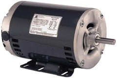 US Motors - 1.5 hp, ODP Enclosure, Auto Thermal Protection, 1,725 RPM, 200-230/460 Volt, 60 Hz, Three Phase Standard Efficient Motor - Size 56HZ Frame, Hub/Stud Mount, 1 Speed, Ball Bearings, 5.0/2.5 Full Load Amps, B Class Insulation, Reversible - Best Tool & Supply