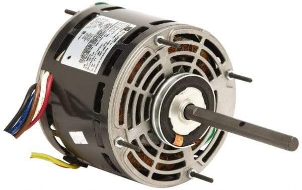 US Motors - 1/20 hp, ODP Enclosure, 1,100 RPM, 115 Volt, 60 Hz, Industrial Electric AC/DC Motor - Size 42 Frame, Base Mount, 3 Speed, SAB Bearings, 0.55 Full Load Amps, A Class Insulation, CW Lead End - Best Tool & Supply