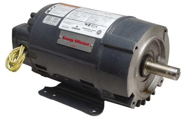 US Motors - 1.5 hp, ODP Enclosure, No Thermal Protection, 3,450 RPM, 208-230/460 Volt, 60 Hz, Three Phase Energy Efficient Motor - Size 56C Frame, C-Face/Base Mount, 1 Speed, Ball Bearings, 4.8-4.4/2.2 Full Load Amps, B Class Insulation, Reversible - Best Tool & Supply