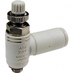 SMC PNEUMATICS - Speed & Flow Control Valves Valve Type: Quick Exhaust Valve Male Thread Size: 3/8 NPT - Best Tool & Supply