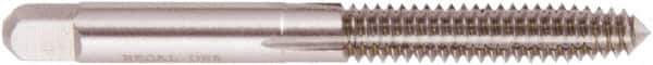 Regal Cutting Tools - #6-40 UNF H5 Thread Limit Plug Thread Forming Tap - High Speed Steel, Bright Finish, 2" OAL, 11/16" Thread Length, Right Hand Thread, Series Met-Flo - Best Tool & Supply