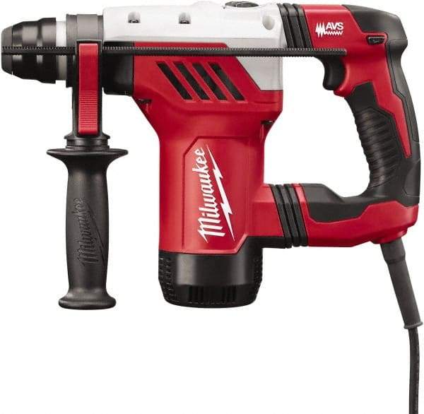 Milwaukee Tool - 120 Volt 1-1/8" SDS Plus Chuck Electric Rotary Hammer - 0 to 5,500 BPM, 0 to 1,500 RPM, Reversible - Best Tool & Supply