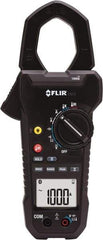 FLIR - CM78, CAT IV, Digital True RMS Clamp Meter with 1.7" Clamp On Jaws - 1000 VAC/VDC, 1000 AC/DC Amps, Measures Voltage, Capacitance, Current, Frequency, Resistance, Temperature - Best Tool & Supply