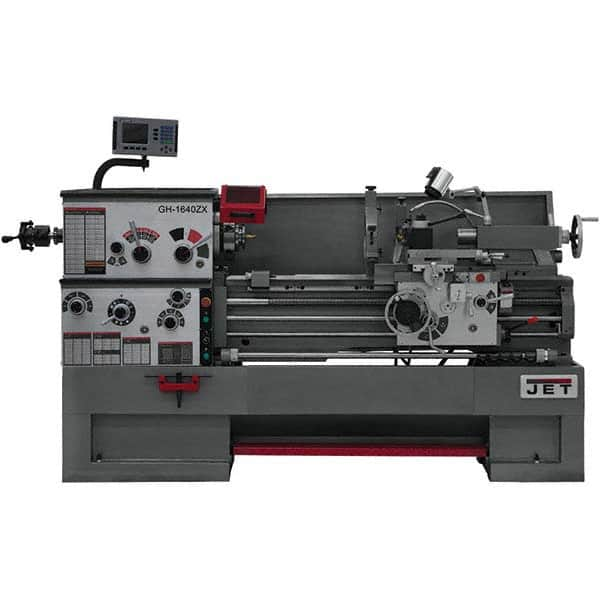 Jet - Bench, Engine & Toolroom Lathes Machine Type: Large Spindle Bore Spindle Speed Control: Geared Head - Best Tool & Supply