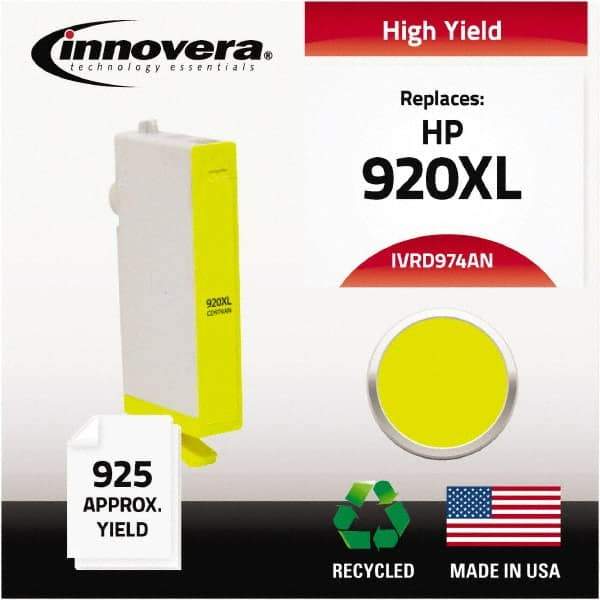 innovera - Yellow Inkjet Printer Cartridge - Use with HP Officejet 6000, 6000 Wireless, 6500, 6500 Wireless, Officejet Wide Format 7500A - Best Tool & Supply