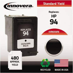 innovera - Black Inkjet Printer Cartridge - Use with HP Deskjet 460c, 5740, 6520, 6540, 6620, 6830, 6840 9800, Officejet H470, 6210, 7210, 7310, 7410, HP Photosmart 2610, 2710, 7850, 8150, B8350, 8450, PSC 1600, 1610, 2350, 2355 - Best Tool & Supply