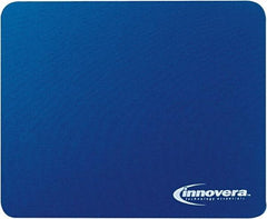 innovera - 9" x 7" x 1/8" Blue Mouse Pad - Use with Mouse - Best Tool & Supply