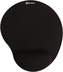 innovera - 8-7/8" x 10-3/8" x 1" Black Mouse Pad - Use with Mouse - Best Tool & Supply