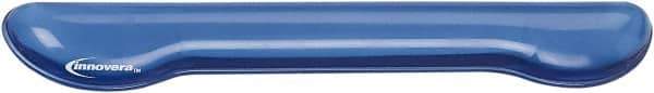 innovera - 2-7/8" x 18-1/4" x 1-1/4" Blue Keyboard Wrist Rest - Use with Keyboard - Best Tool & Supply