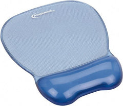 innovera - 9-5/8" x 8-1/4" x 1-1/8" Blue Mouse Pad - Use with Mouse - Best Tool & Supply