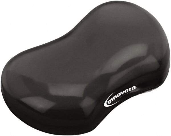 innovera - 3-1/8" x 4-3/4" x 1" Black Wrist Rest - Use with Mouse - Best Tool & Supply