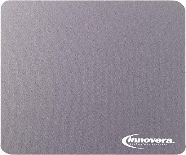 innovera - 9" x 7" x 1/8" Gray Mouse Pad - Use with Mouse - Best Tool & Supply