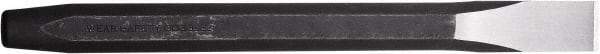 Paramount - 12" OAL x 1/2" Blade Width Cold Chisel - 1/2" Tip, 7/16" Stock, Steel Handle - Best Tool & Supply