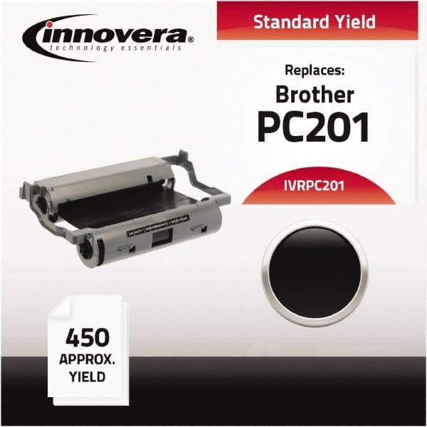 innovera - Black Thermal Print Cartridge Ribbon - Use with Brother MFC-1770, 1780, 1870MC, 1970MC, PPF-1170, 1270, 1270E, 1570MC, 1575MC - Best Tool & Supply