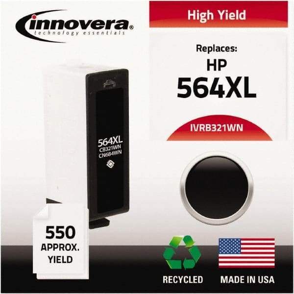 innovera - Black Inkjet Printer Cartridge - Use with HP Color LaserJet 5500, 5550 produces 13,000 pages. - Best Tool & Supply