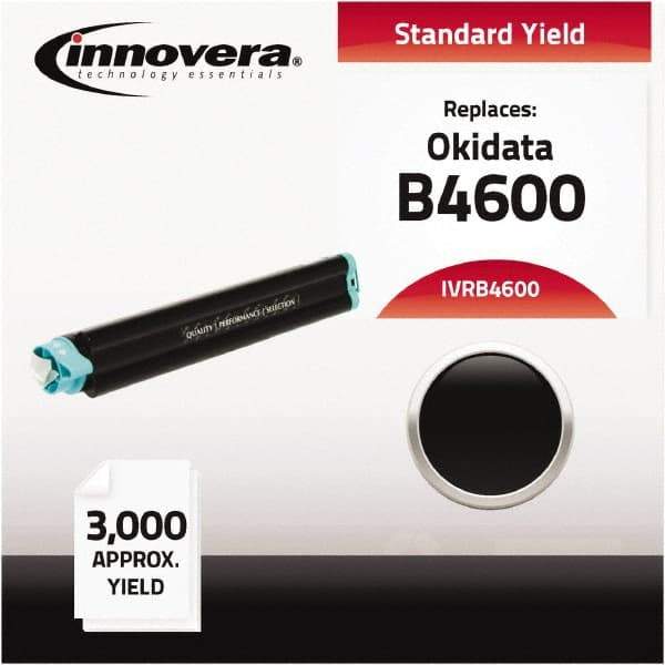 innovera - Black Toner Cartridge - Use with Oki B440, B440N, B4600, B4600N - Best Tool & Supply