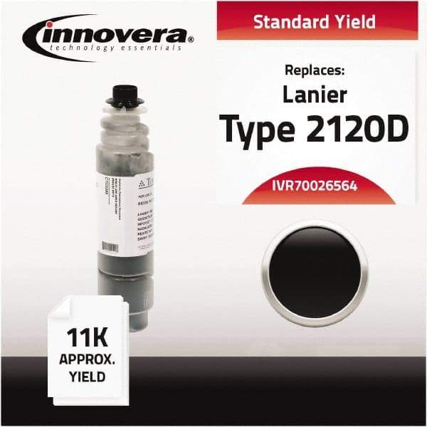 innovera - Black Toner Cartridge - Use with Ricoh Aficio 1022, 1027 (Type 2120D) - Best Tool & Supply