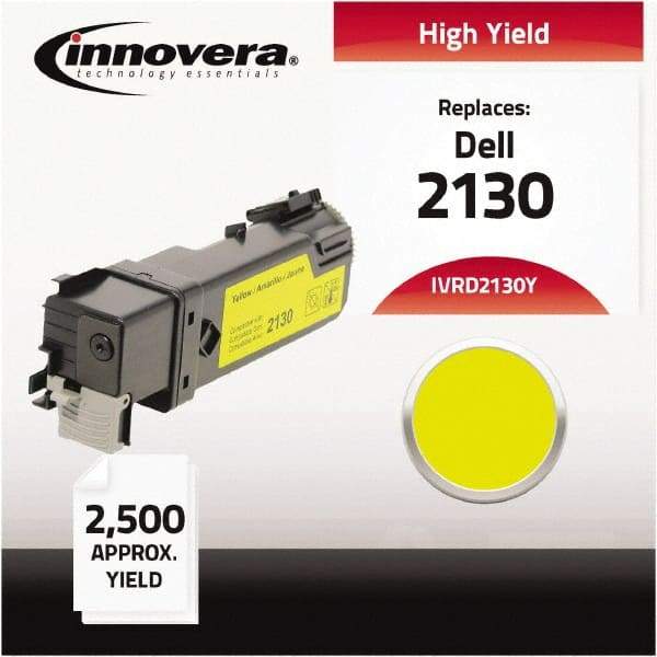 innovera - Yellow Toner Cartridge - Use with Dell 2130CN, 2135CN - Best Tool & Supply